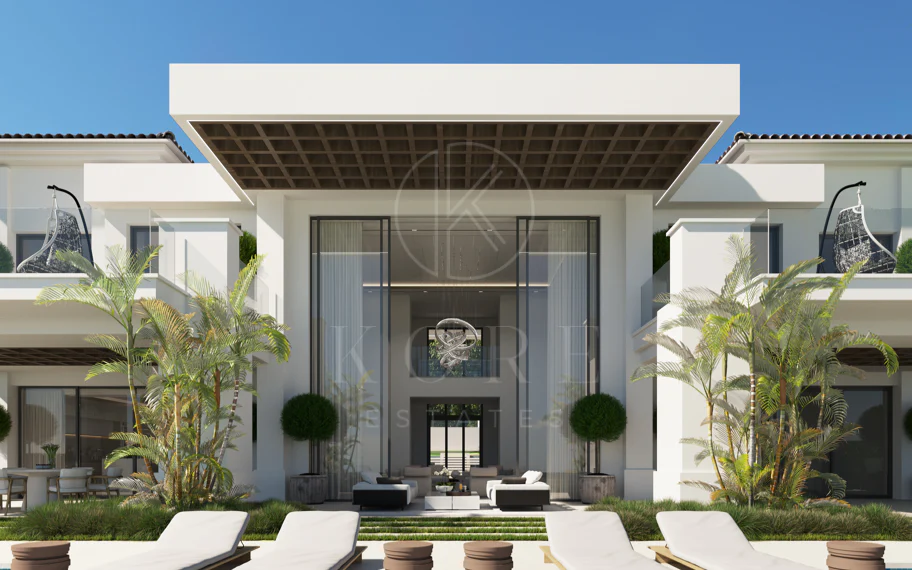 Exquisite New Frontline Golf Villa Project in Los Flamingos, Benahavis