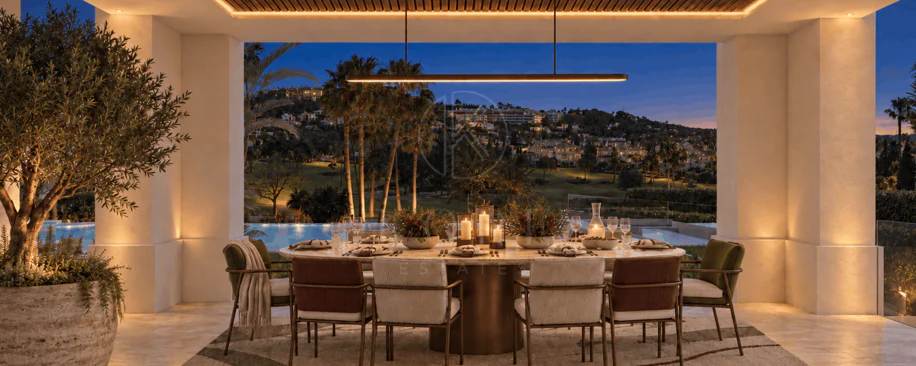 Exquisite New Frontline Golf Villa Project in Los Flamingos, Benahavis