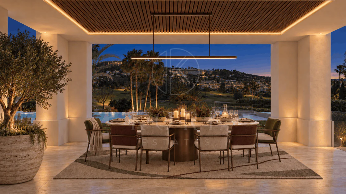 Exquisite New Frontline Golf Villa Project in Los Flamingos, Benahavis