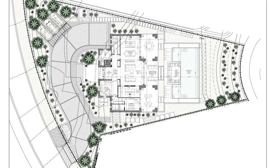 Exquisite New Frontline Golf Villa Project in Los Flamingos, Benahavis