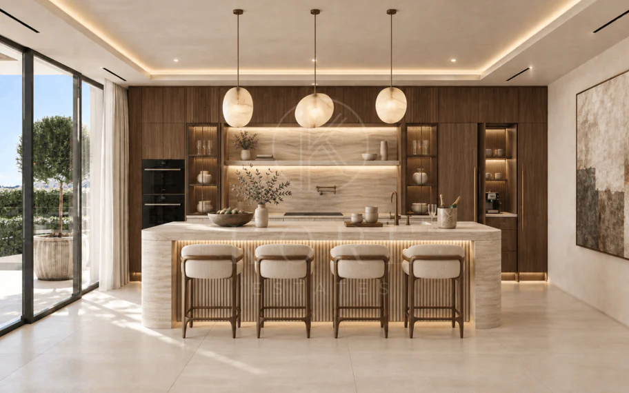 Exquisite New Frontline Golf Villa Project in Los Flamingos, Benahavis