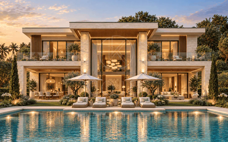 Exquisite New Frontline Golf Villa Project in Los Flamingos, Benahavis