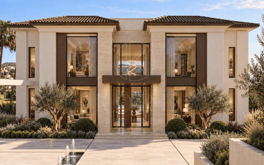 Exquisite New Frontline Golf Villa Project in Los Flamingos, Benahavis