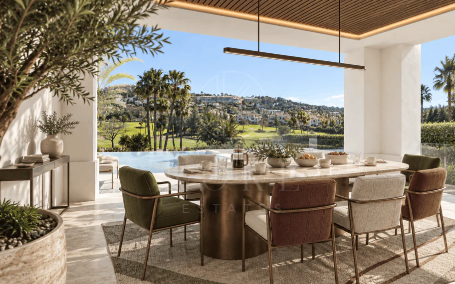 Exquisite New Frontline Golf Villa Project in Los Flamingos, Benahavis