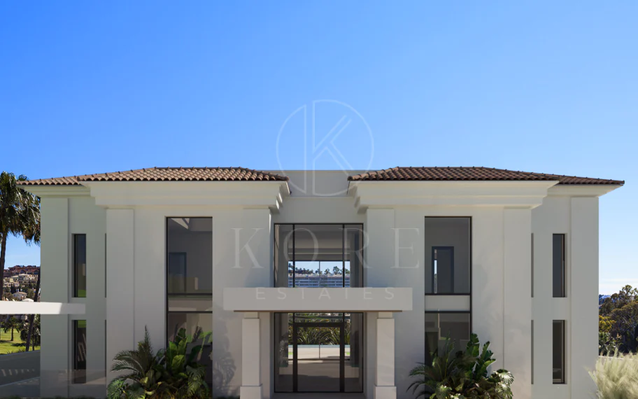 Exquisite New Frontline Golf Villa Project in Los Flamingos, Benahavis