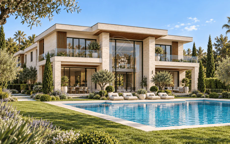 Exquisite New Frontline Golf Villa Project in Los Flamingos, Benahavis