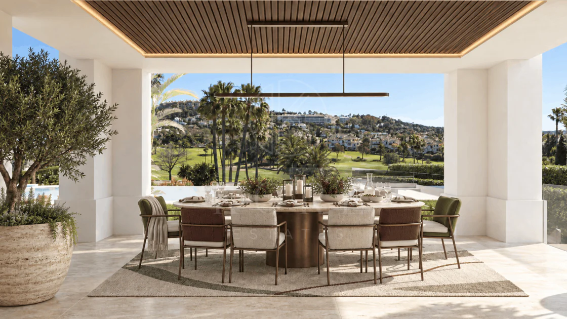 Exquisite New Frontline Golf Villa Project in Los Flamingos, Benahavis