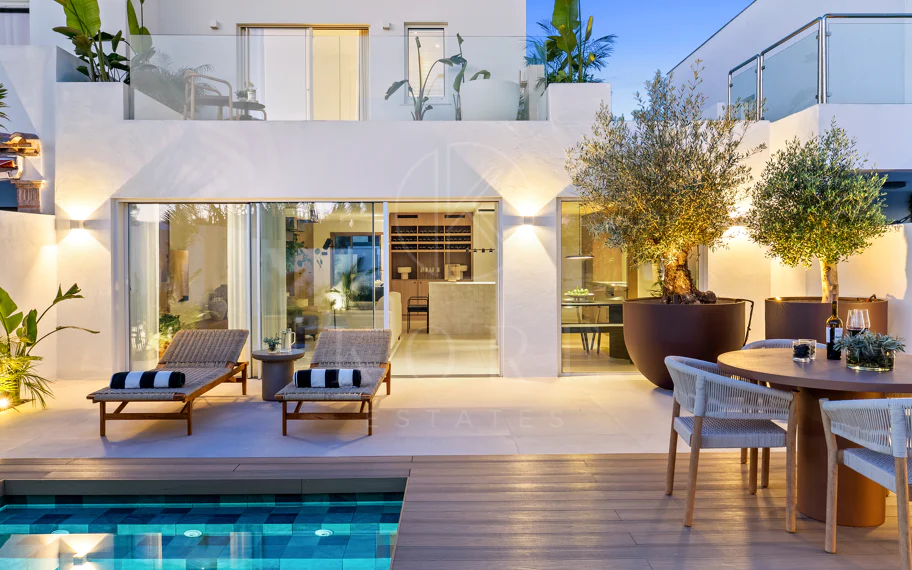 Welcome to this charming home with private outdoor living space and pool with minimalist elegant design inspired by southern Italy.