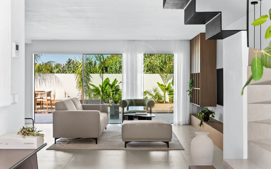 Welcome to this charming home with private outdoor living space and pool with minimalist elegant design inspired by southern Italy.