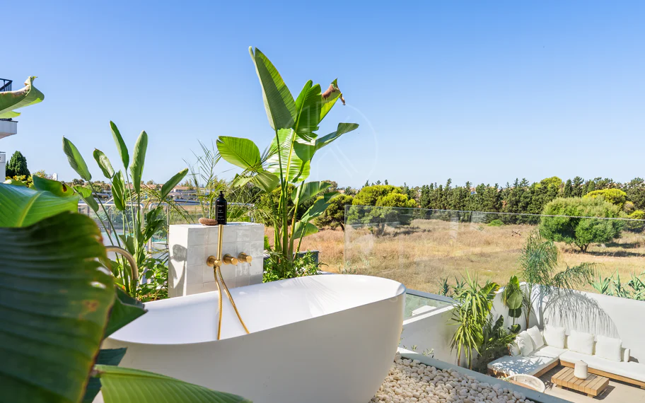 Welcome to this charming home with private outdoor living space and pool with minimalist elegant design inspired by southern Italy.