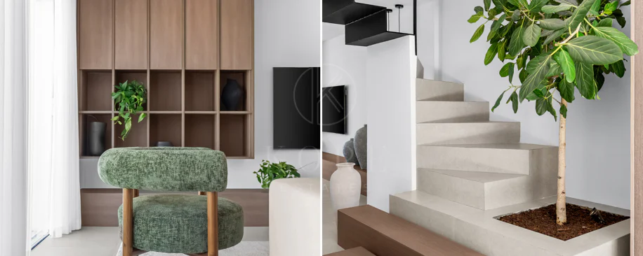 Bine ați venit în această casă fermecătoare cu spațiu de locuit exterior privat și piscină, cu un design minimalist și elegant inspirat din sudul Italiei.