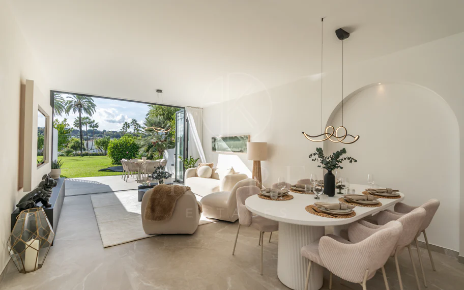 Casa Preciosa, a fully refurbished 4-bedroom, spacious townhouse in The Golf Valley of Nueva Andalucia, Marbella