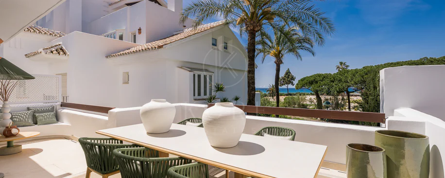 Exclusivo apartamento Reformado en Palm Beach, Los Monteros, primera línea de playa