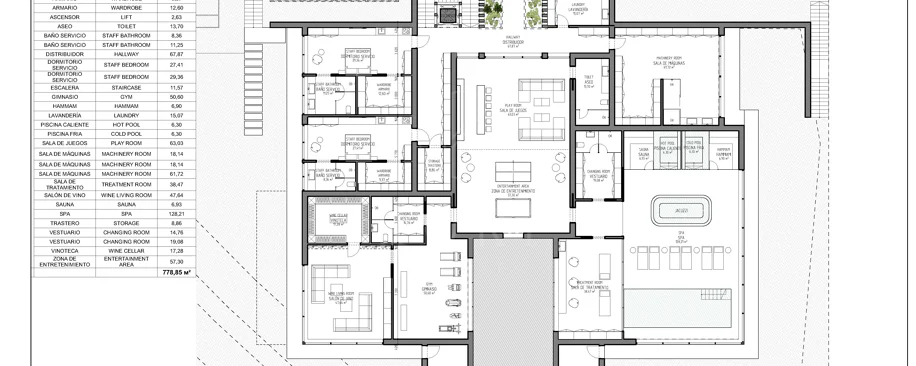 Exquisita Proyecto de villa de lujo de seis dormitorios en Marbella Club Golf Resort