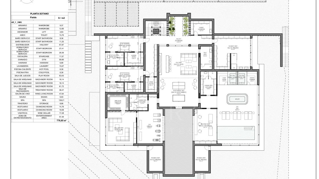 Exquisita Proyecto de villa de lujo de seis dormitorios en Marbella Club Golf Resort