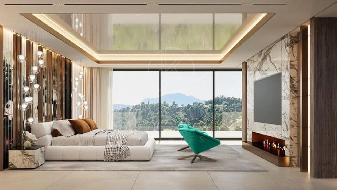 Exquisita Proyecto de villa de lujo de seis dormitorios en Marbella Club Golf Resort