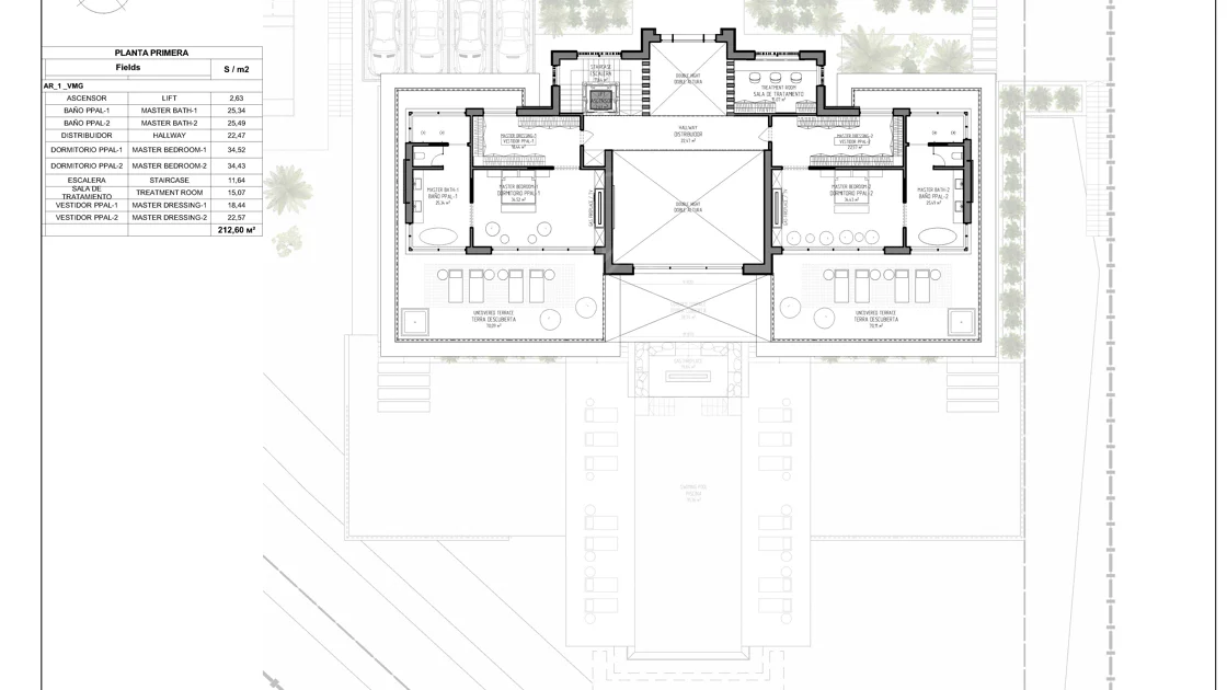 Exquisita Proyecto de villa de lujo de seis dormitorios en Marbella Club Golf Resort