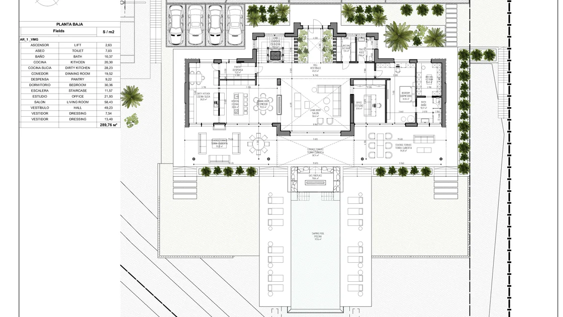 Exquisita Proyecto de villa de lujo de seis dormitorios en Marbella Club Golf Resort