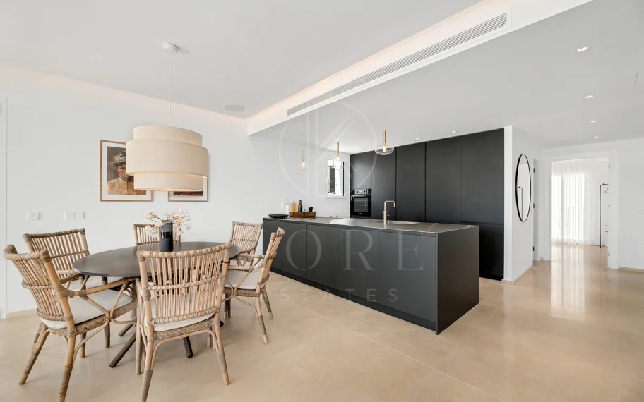 A luxurious and contemporary designed apartment located within the the famous marina of Puerto Banus