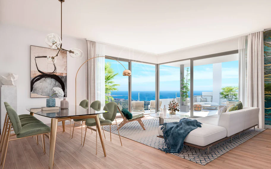 Las Terrazas de Cortesín Bon Air, modernos apartamentos y áticos en la prestigiosa Finca Cortesín.