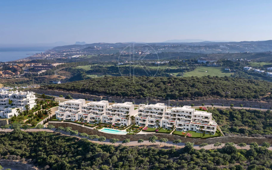 Las Terrazas de Cortesín Bon Air, modernos apartamentos y áticos en la prestigiosa Finca Cortesín.