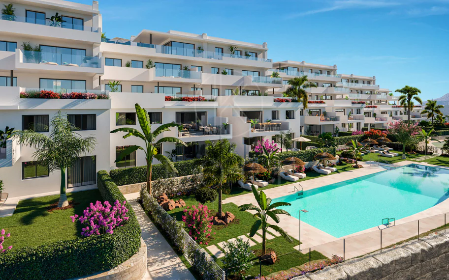 Las Terrazas de Cortesín Bon Air, modernos apartamentos y áticos en la prestigiosa Finca Cortesín.