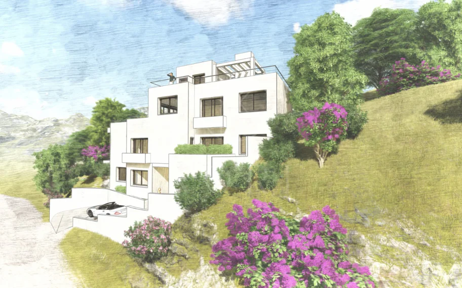 Lovely plot in Puerto del Almendro, Benahavis, close to all leisure amenities and only a short drive to the beach and Marbella Town