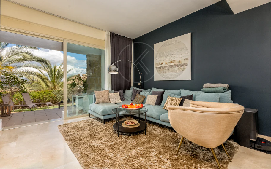 Elegant north east facing, three bedroom townhouse located in La Cala Golf, Mijas