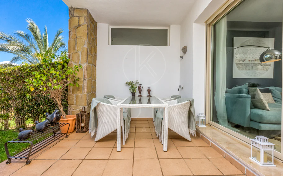 Elegant north east facing, three bedroom townhouse located in La Cala Golf, Mijas