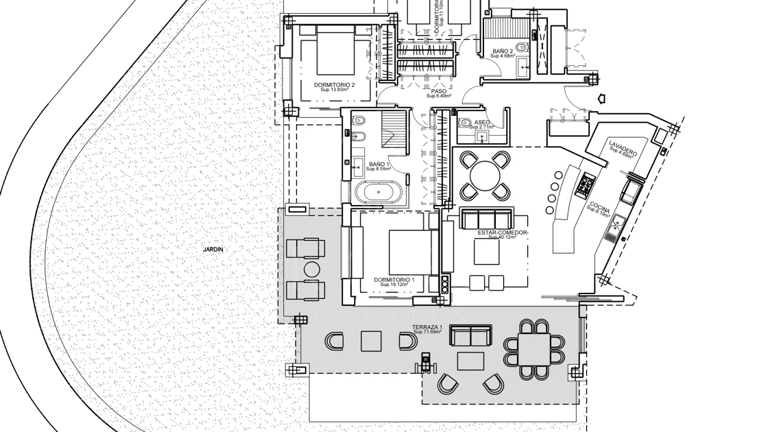 Apartament uimitor în Real de la Quinta