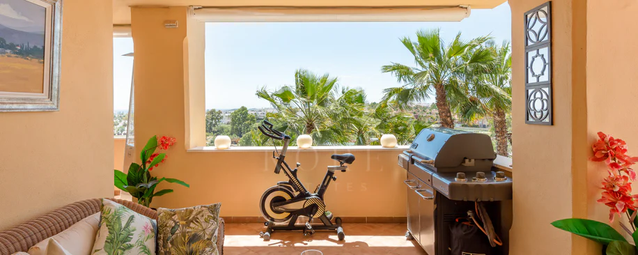 Apartament cu vedere la mare, Cumbres del Rodeo, Nueva Andalucía