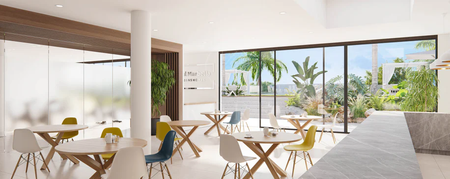 Ático contemporáneo con terraza y solárium, ambos con vistas panorámicas al mar Mediterráneo en una ubicación privilegiada