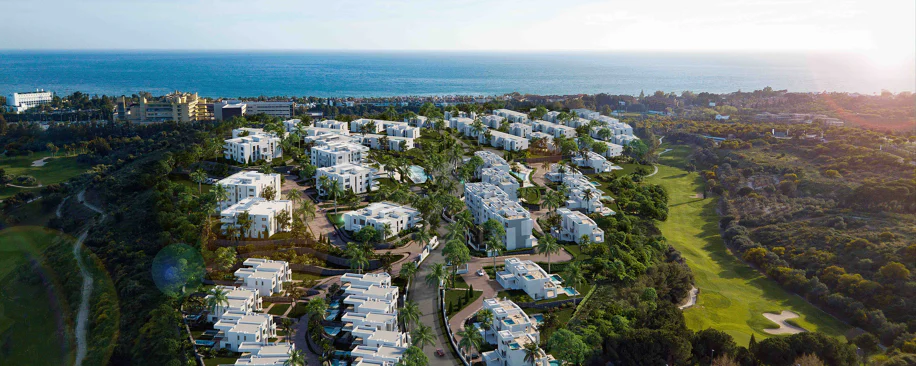 Ático contemporáneo con terraza y solárium, ambos con vistas panorámicas al mar Mediterráneo en una ubicación privilegiada