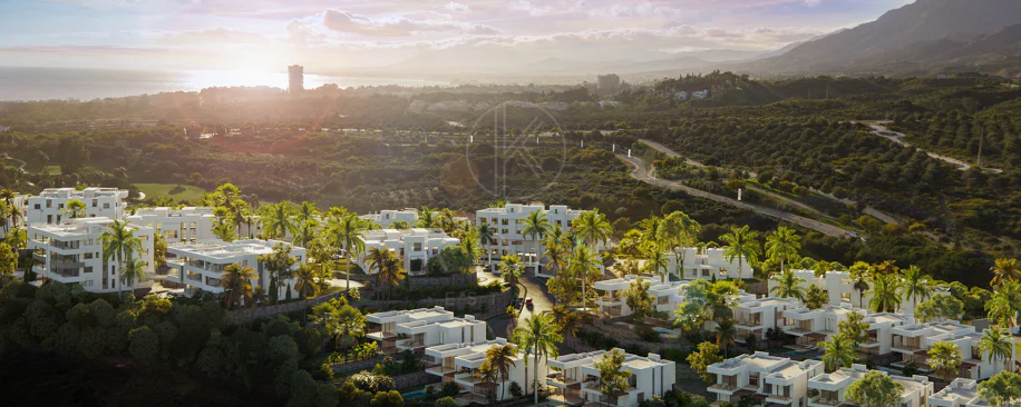 Ático contemporáneo con terraza y solárium, ambos con vistas panorámicas al mar Mediterráneo en una ubicación privilegiada