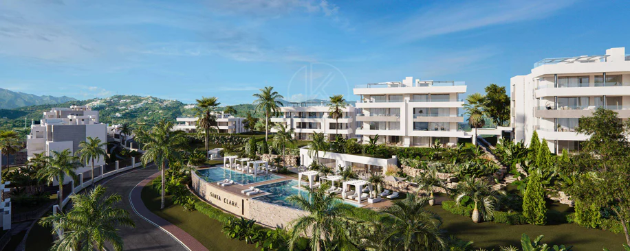 Ático contemporáneo con terraza y solárium, ambos con vistas panorámicas al mar Mediterráneo en una ubicación privilegiada