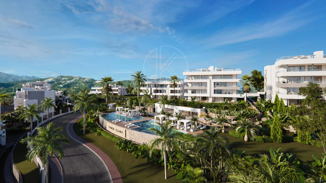Ático contemporáneo con terraza y solárium, ambos con vistas panorámicas al mar Mediterráneo en una ubicación privilegiada