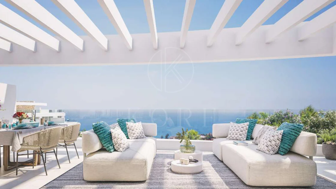 Development in Cala de Mijas, Mijas Costa
