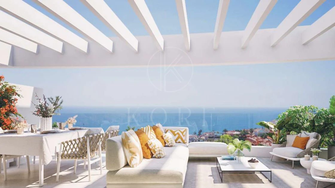 Development in Cala de Mijas, Mijas Costa