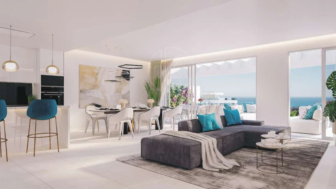 Development in Cala de Mijas, Mijas Costa