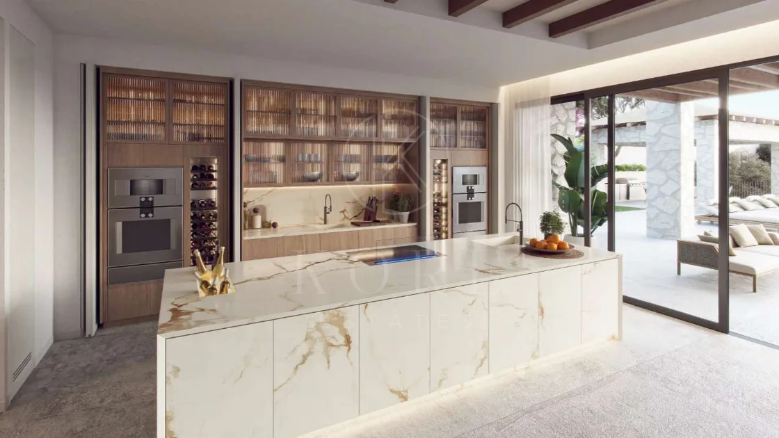 Development in El Herrojo, Benahavis