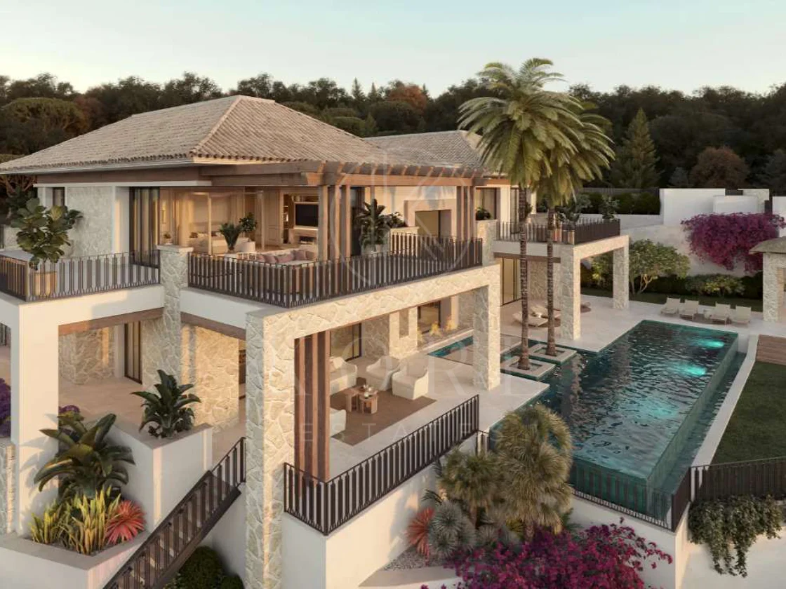 Development in El Herrojo, Benahavis