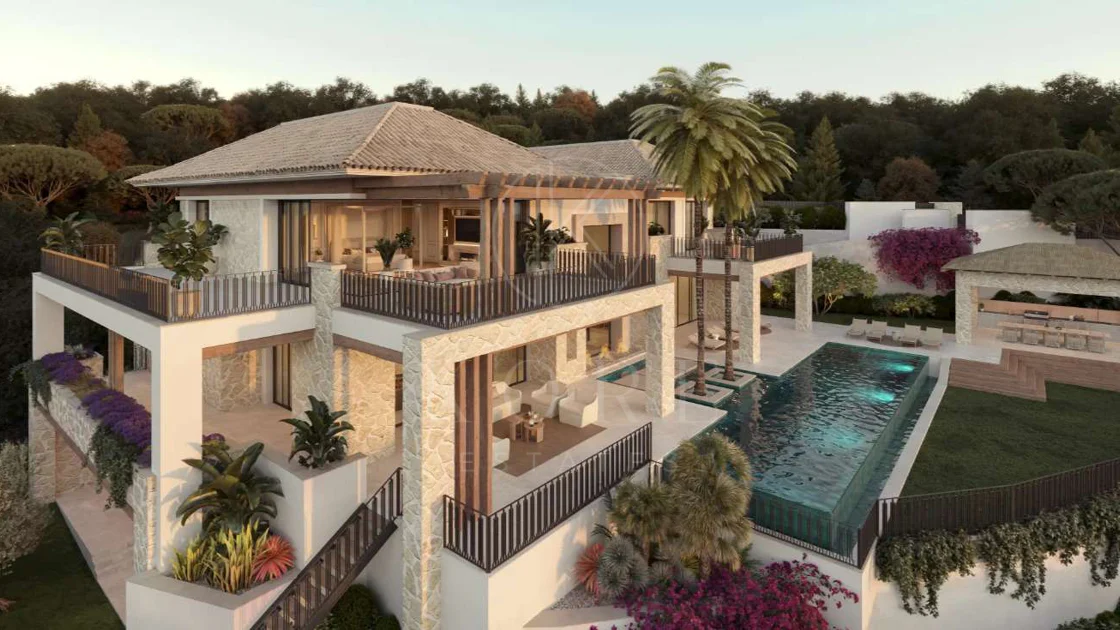 Development in El Herrojo, Benahavis