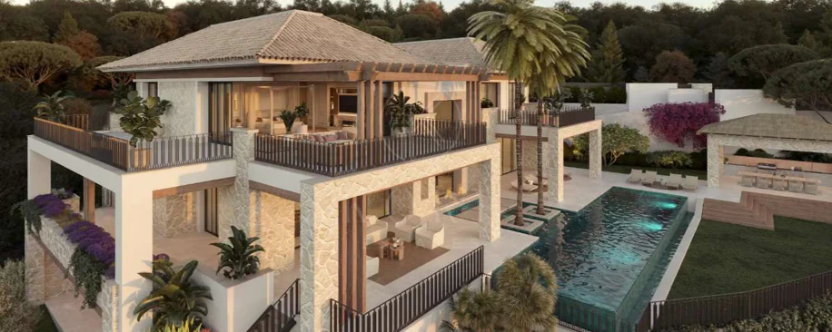 Development in El Herrojo, Benahavis