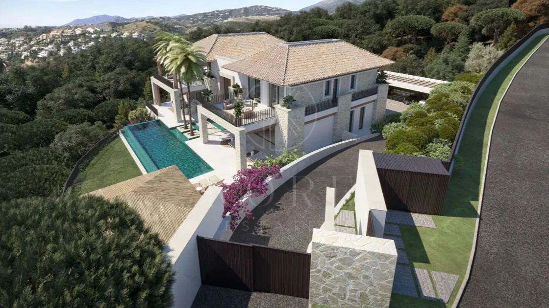 Development in El Herrojo, Benahavis