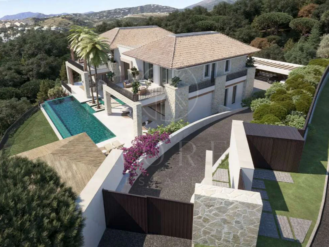 Development in El Herrojo, Benahavis