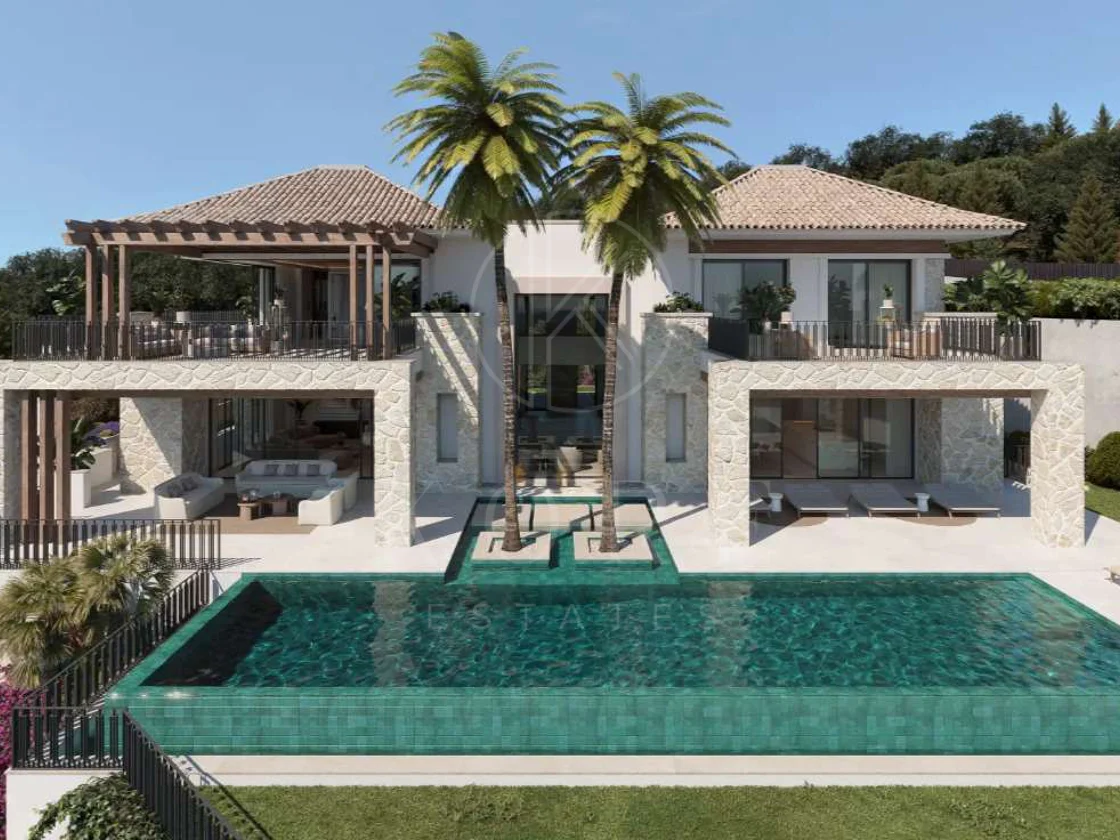 Development in El Herrojo, Benahavis