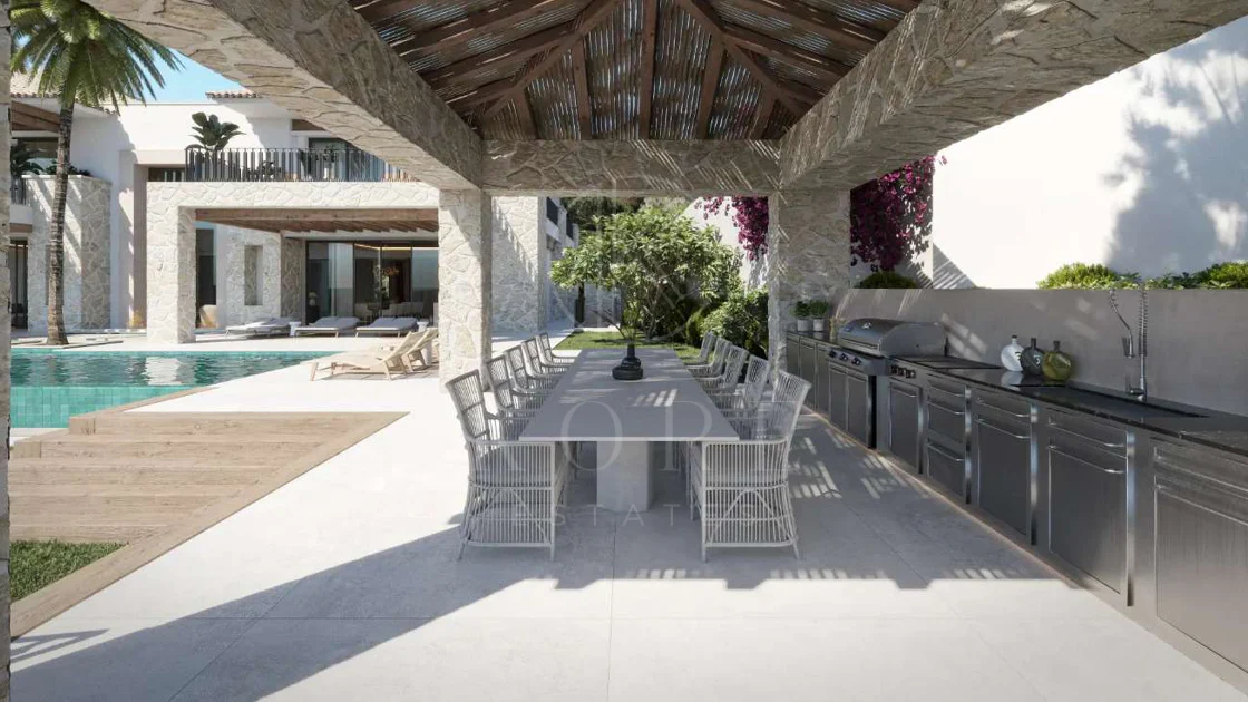 Development in El Herrojo, Benahavis