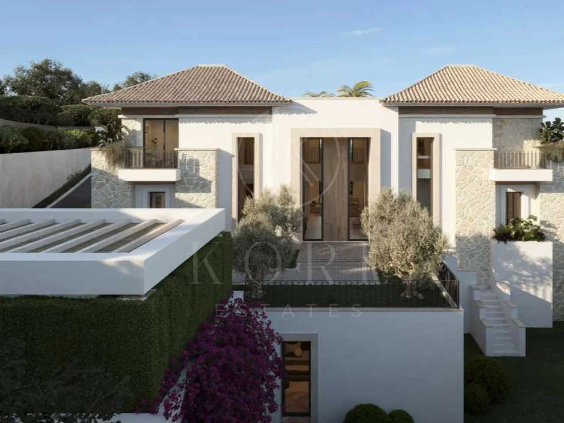Development in El Herrojo, Benahavis