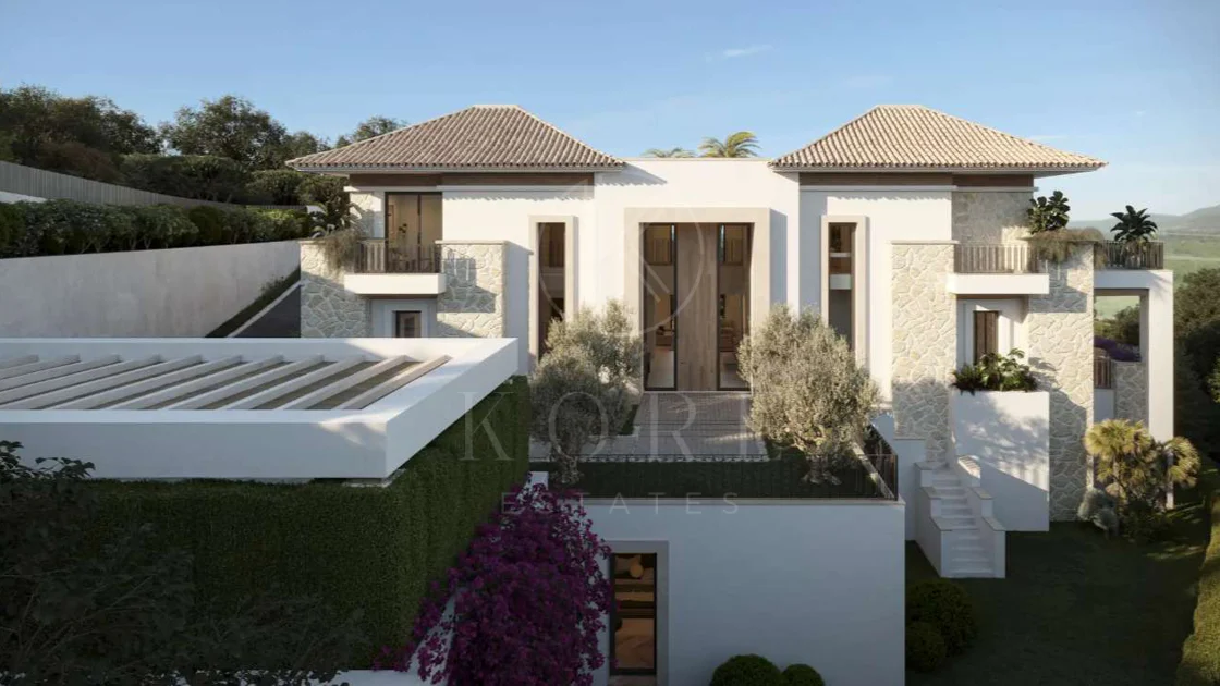 Development in El Herrojo, Benahavis