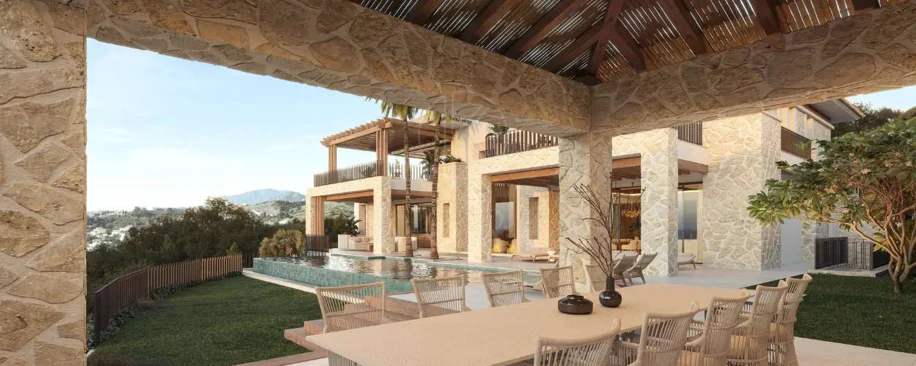 Development in El Herrojo, Benahavis